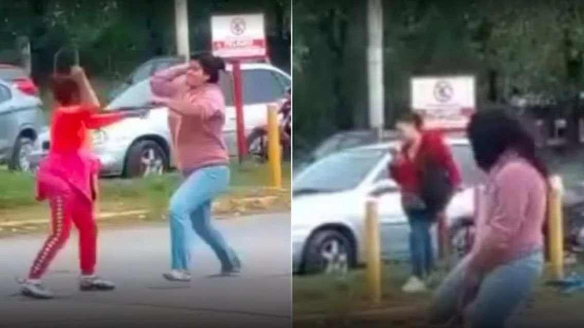 As� se agarraron dos mujeres que salen con un mismo chofer de colectivo