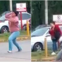 Así se agarraron dos mujeres que salen con un mismo chofer de colectivo