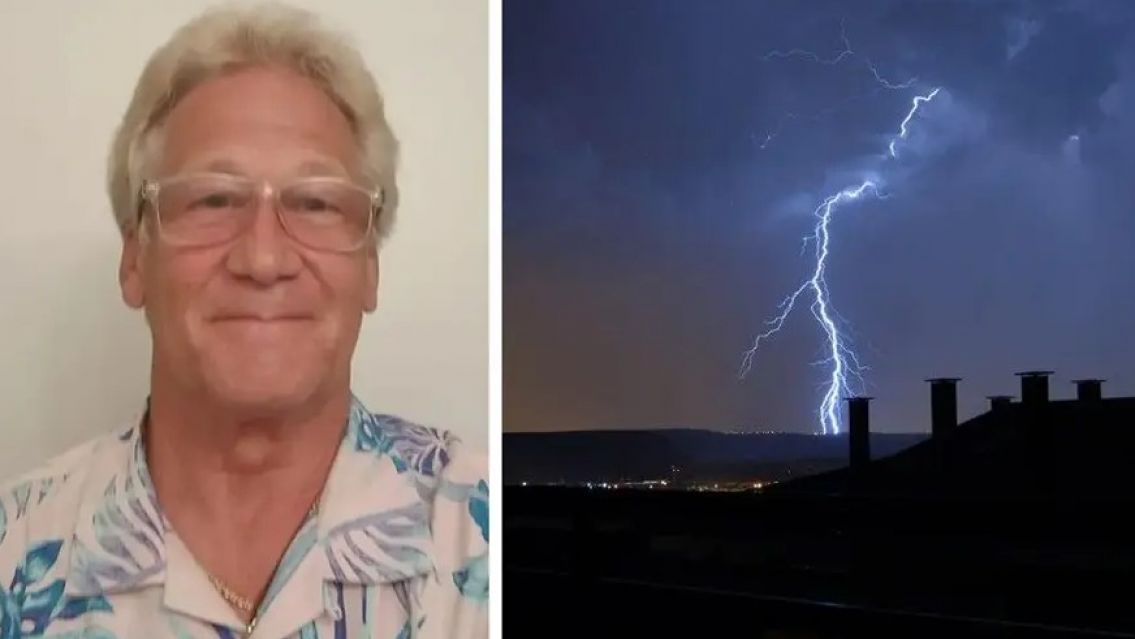 Estuvo muerto 28 minutos tras ser alcanzado por un rayo y reveló qué hay después de la muerte