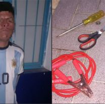 Este es el ladrón que dejaba sin batería a la mayoría de los autos en el centro de Jujuy