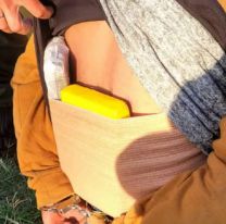 Atraparon un narco con 3 paquetes de cocaína pegado al cuerpo