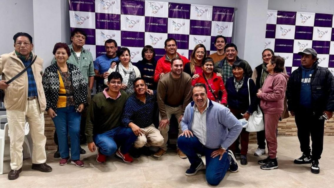 Los candidatos de Milei estuvieron en Alto Comedero