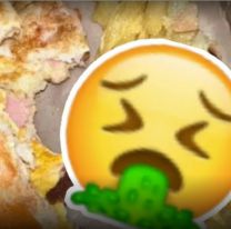 Pidió un sanguche de mila y casi vomita con lo que le llegó