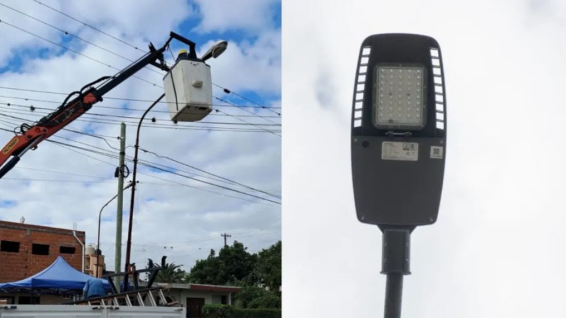 Sorprende la potencia de las nuevas luminarias de Jujuy: Parece de día