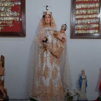 Hasta cuándo estará la Virgen de Punta Corral en Tumbaya