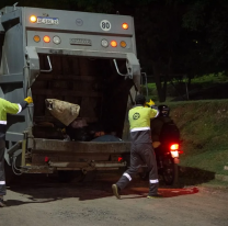 Semana Santa trágica: mujer murió atropellada por el camión de basura