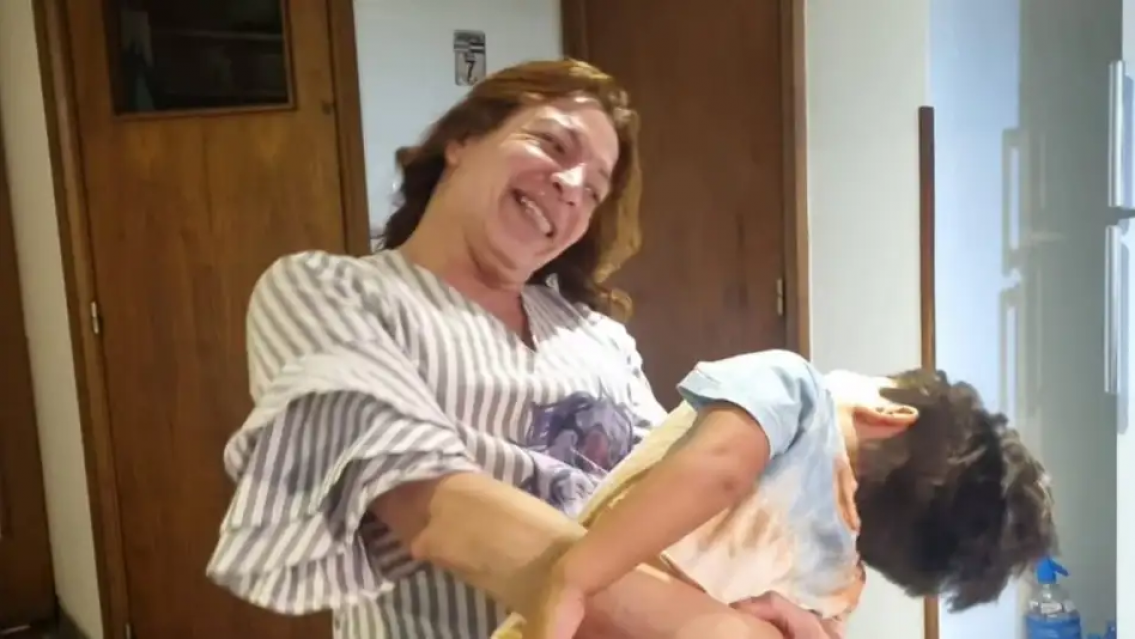 Lizy Tagliani podr�a perder a su hijo, la palabra de la conductora: