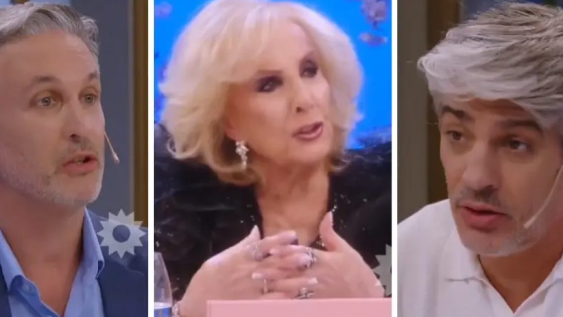 Escándalo en la mesa: Mirtha tuvo que frenar una feroz pelea entre Pablo Echarri y Diego Sehinkman