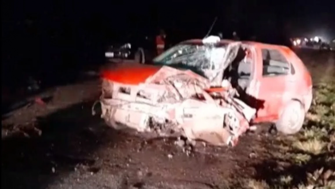 Ruta Provincial N�1: brutal choque frontal en plena lluvia