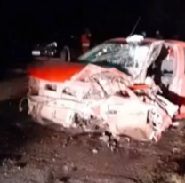 Ruta Provincial N°1: brutal choque frontal en plena lluvia