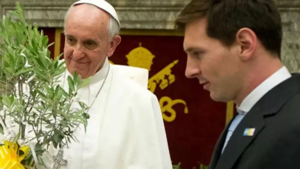 El sentido mensaje de Messi por la muerte del Papa Francisco
