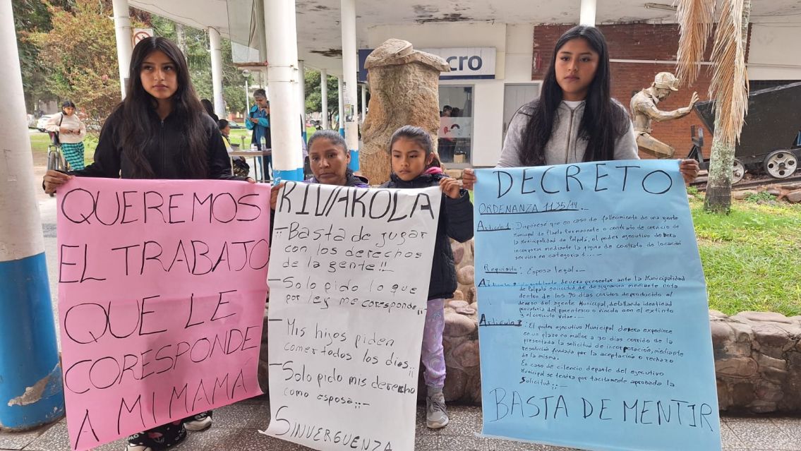 Rivarola le da la espalda a una madre con tres hijos tras la muerte de su esposo municipal