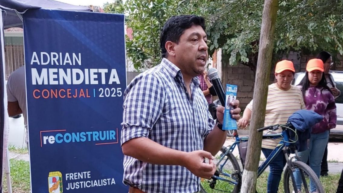 El Frente Justicialista se posiciona en la ciudad de los diques de la mano de Adrían Mendieta