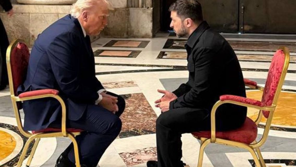 En pleno funeral de Papa Francisco, Dondal Trump y Zelensky discutieron sobre la guerra