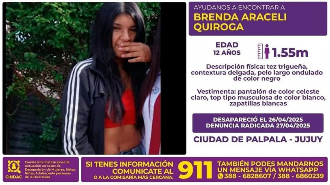 Ayuda para encontrar a Brenda Araceli, menor desaparecida