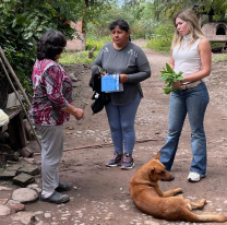 "Asegura el voto del Peronismo", Daniela V&eacute;lez visita el interior