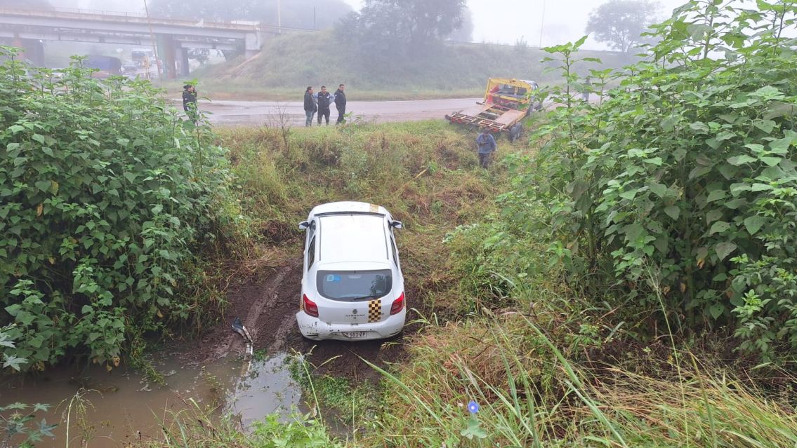 Terrible siniestro: jujeño cayó al canal