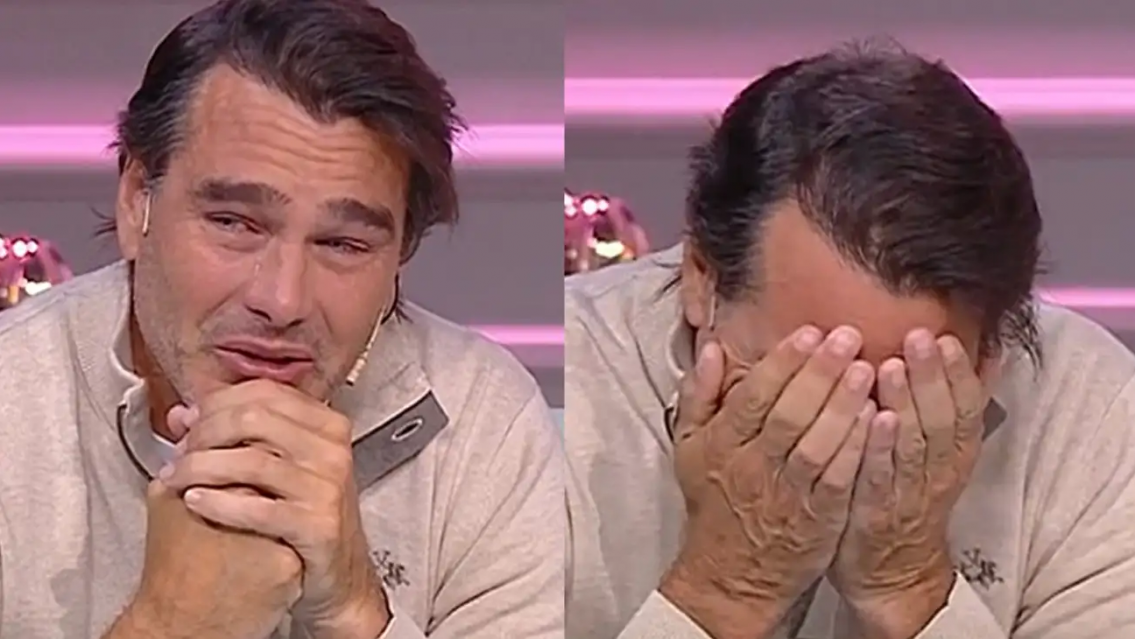 Llanto desconsolado de Hern�n Drago en la tele, qu� le pas�