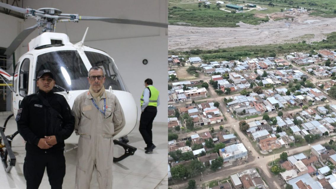 Como en las películas: así fue el primer patrullaje aéreo de Jujuy que sorprendió a todos