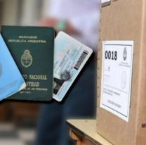 Elecciones legislativas: qué documentos son validos para votar