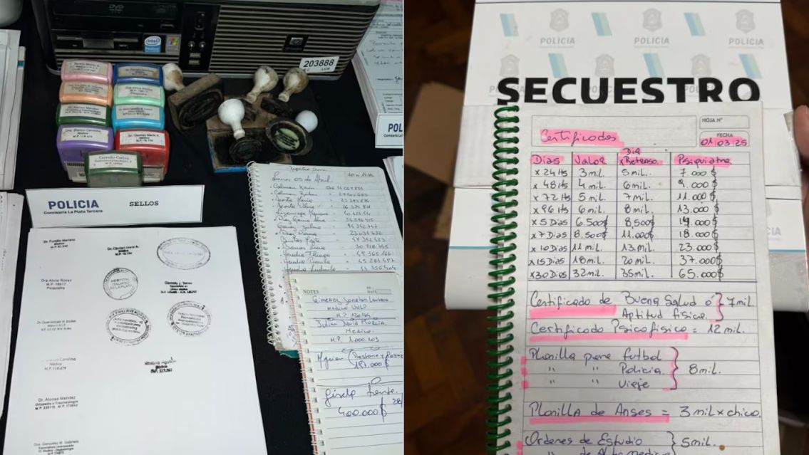 Cayó la banda que vendía certificados truchos para el laburo: ganaban millones