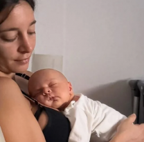 ¿No será mucho? La rutina de ejercicios de Sol Pérez con su hijo a cuestas