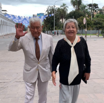 Los abuelitos de Jujuy que emocionan al país, fueron a votar vestidos de gala