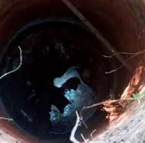 Hombre discutió con su pareja y la tiró a un pozo