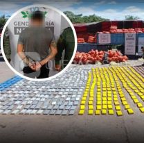 Atraparon un peligroso narco: transportaba casi 1.000 kilos ocultos en zapallos