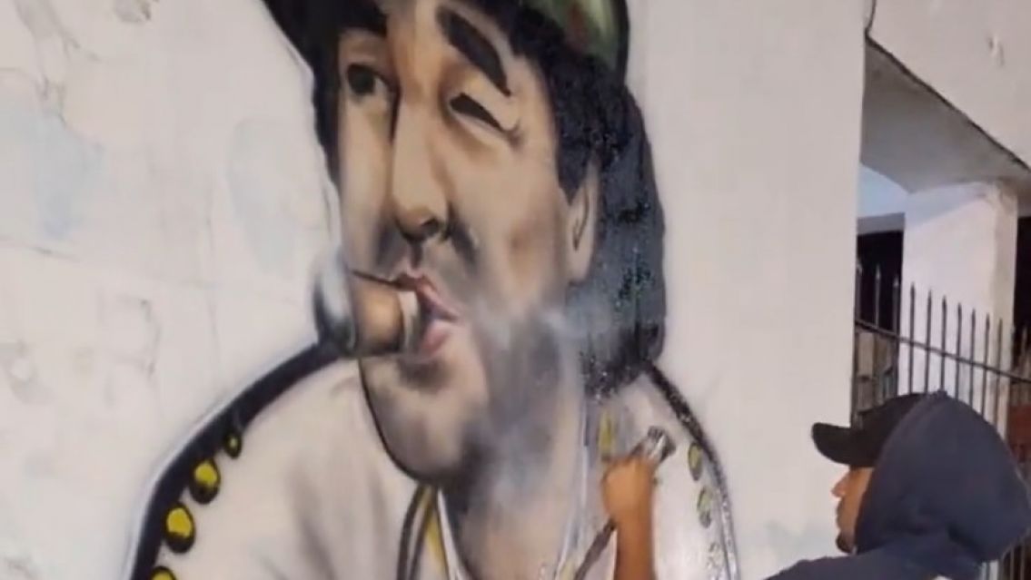 Impresionante murales sorprendieron a los vecinos de Palpalá