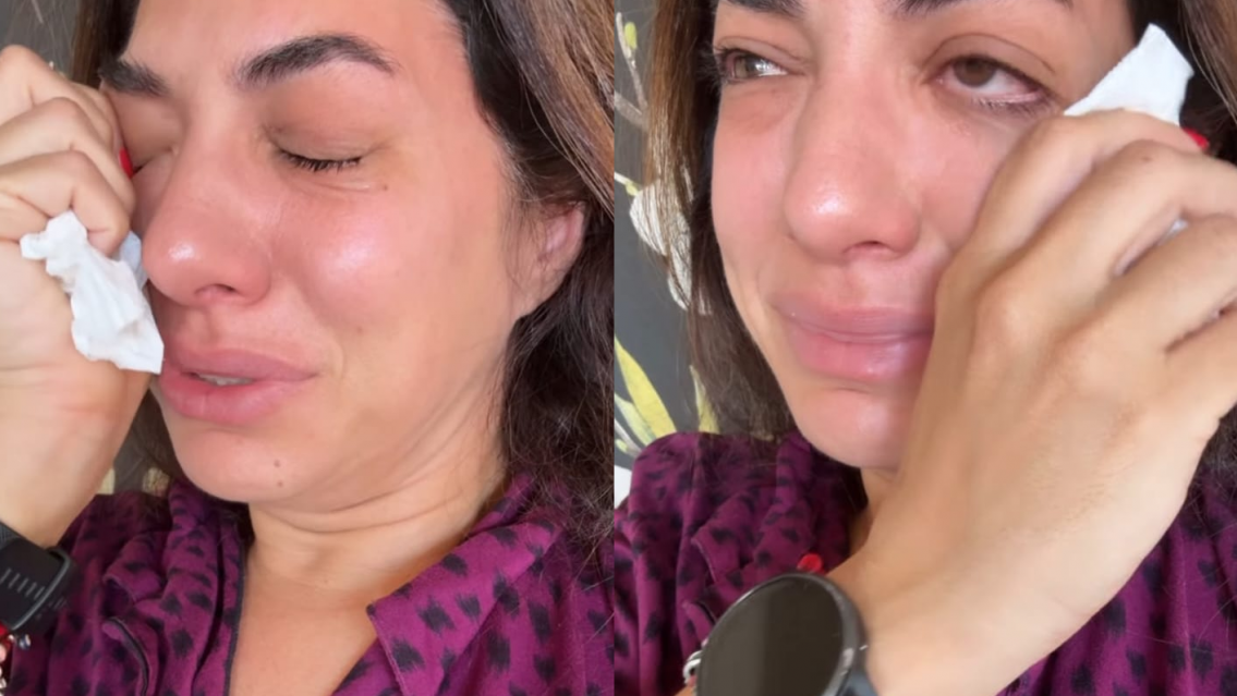 El peor momento de Connie Ballarini, la humorista no para de llorar