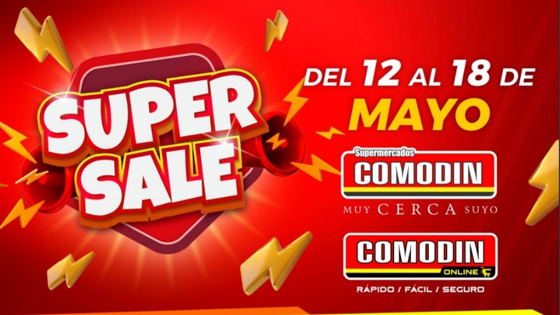 Supermercados Comod�n lanza el INSUPERABLE "SUPER SALE" con descuentos que no vas a poder creer