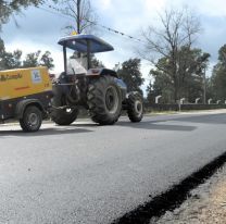 Avanzan las obras de repavimentación en la Ruta Provincial 4