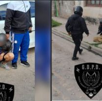 Detuvieron a dos peligrosos delincuentes mientras robaban un conocido local