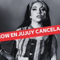 Se conocieron los verdaderos motivos de la cancelación de los shows de María Becerra en Jujuy