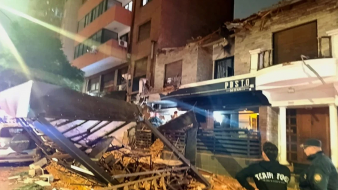 Anoche colaps� un techo sobre un bar: un muerto y varios heridos