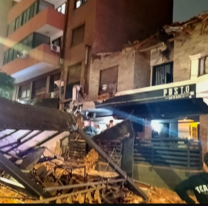 Anoche colapsó un techo sobre un bar: un muerto y varios heridos