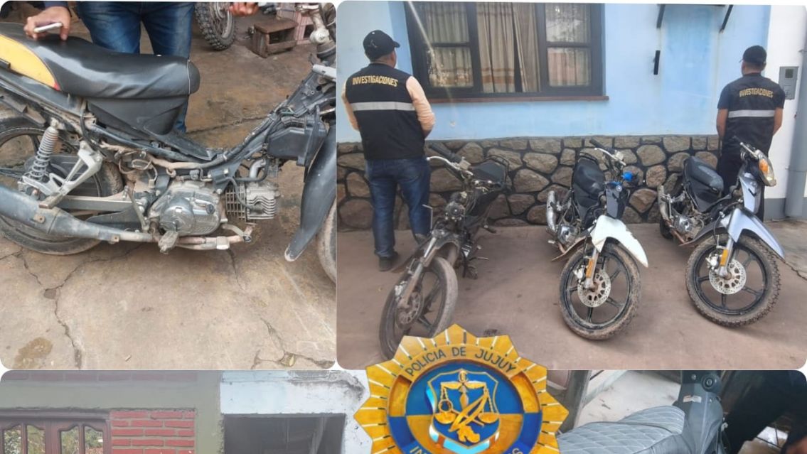  Recuperan tres motocicletas robadas en distintos operativos