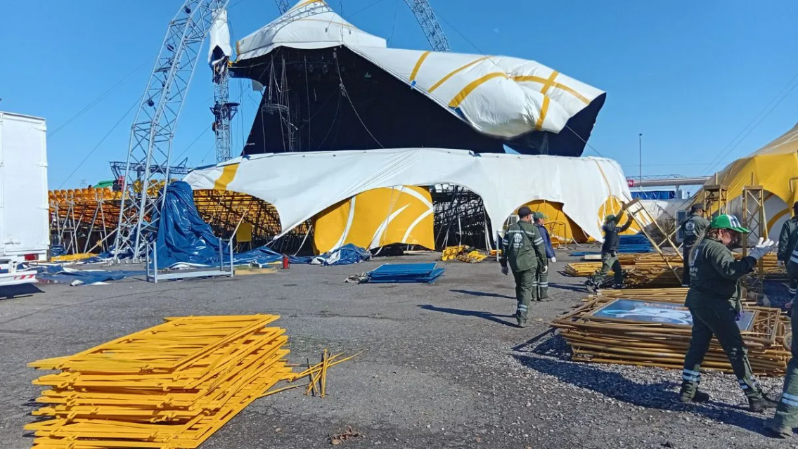 Por el temporal, se voló el espectáculo de Flavio Mendoza