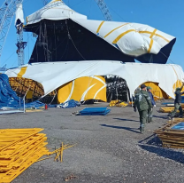 Por el temporal, se vol&oacute; el espect&aacute;culo de Flavio Mendoza