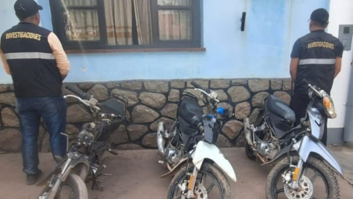 La policía de Jujuy atrapó a una de las bandas más peligrosas y recuperó 3 motos