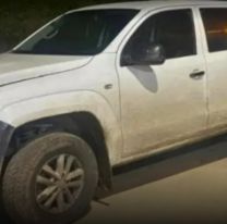 Persecución de película: mujer escapaba con camioneta robada y chocó