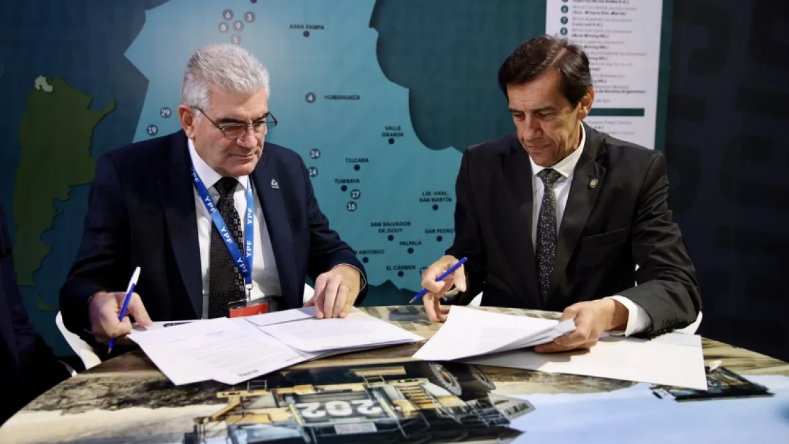 Sadir firm� un acuerdo con SEGEMAR para fortalecer la miner�a en Jujuy