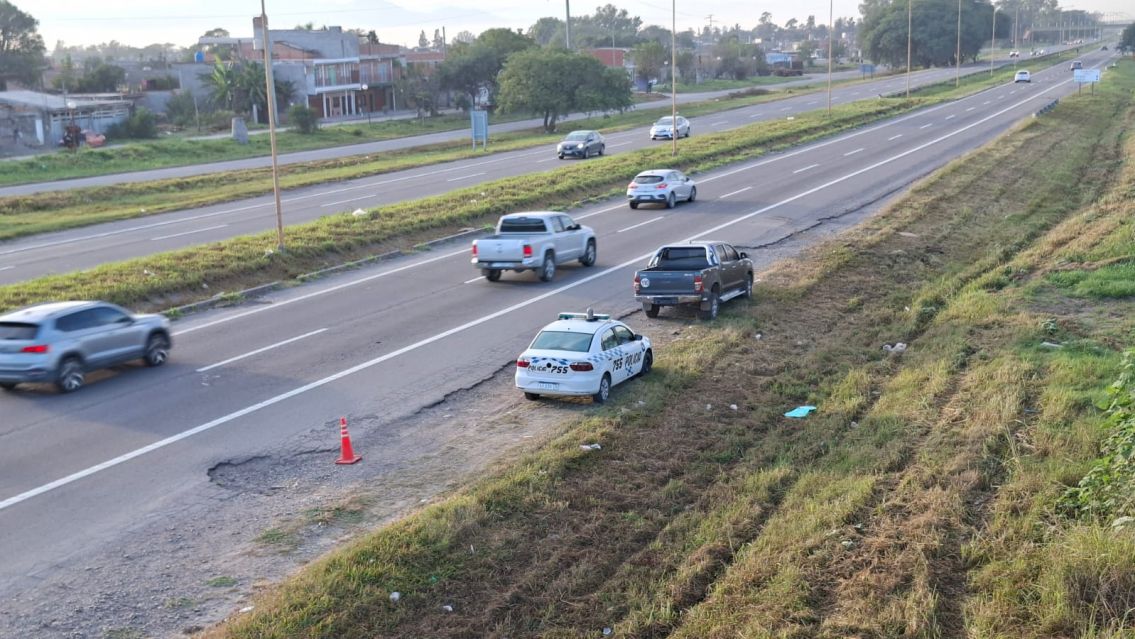 Dos muertos sobre la Ruta 66: un peatón y un motociclista fueron embestidos
