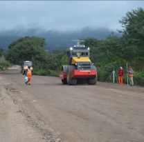 Avanza la repavimentación de la Ruta Provincial 62 en La Ciénaga