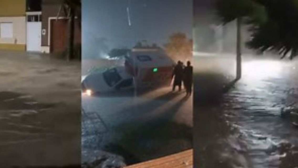 Las fuertes tormentas provocaron inundaciones en Santa Fe: hay evacuados y colegios sin clases