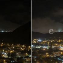 Aparecieron luces extrañas en un cerro de Salta: nadie sabe qué son