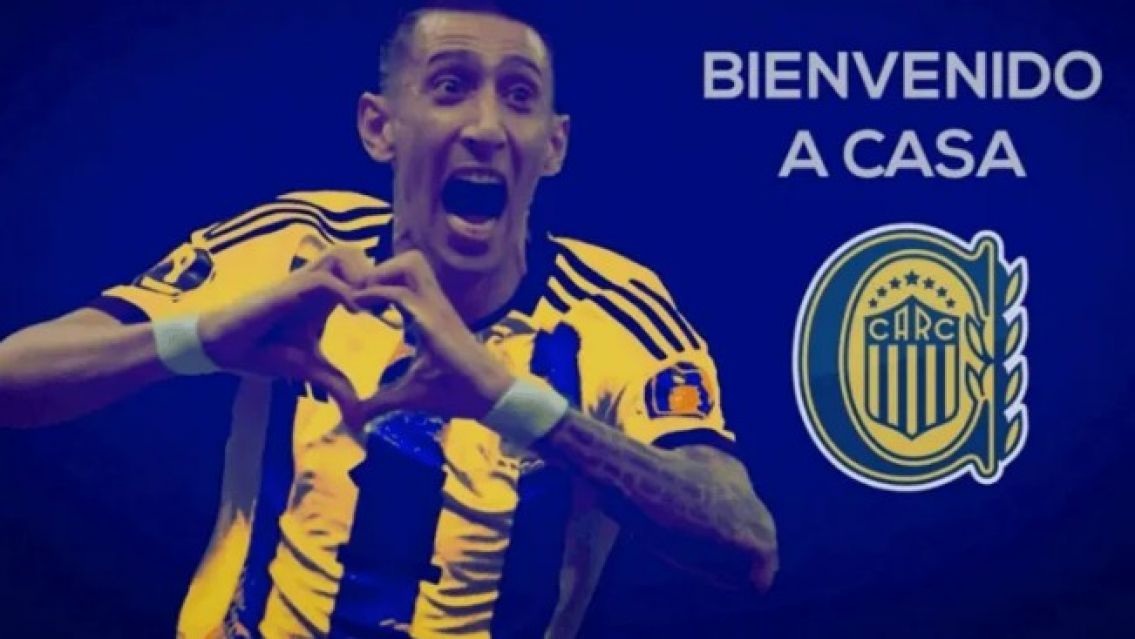 Central anunció el regreso de Di María: "Nuestra historia tiene más páginas por escribir"