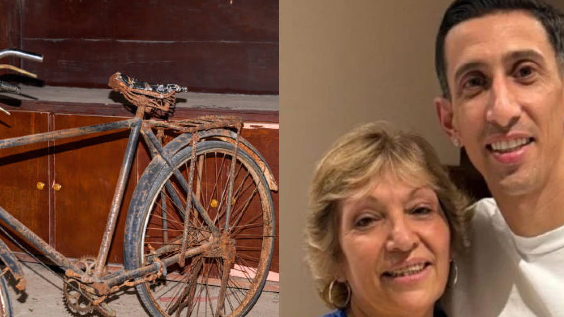 Ángel Di María a su mamá: "Agarrá la bici que volvemos a empezar".