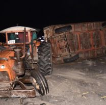 Terrible tragedia: choque fatal entre un auto y un tractor cañero